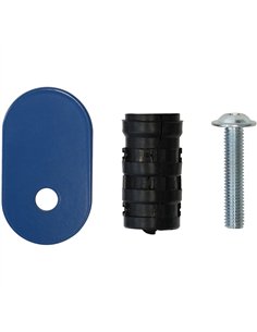 Butée de sécurité à monter ultérieurement ou en remplacement. Pour les barres de portée de 600 mm de longueur des chariots canti