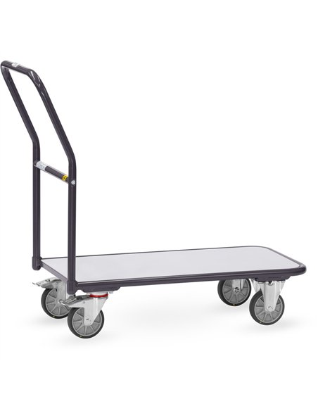 Tous les éléments sont conducteurs d'électricité. Ensemble mécano-soudé, revêtement époxy gris foncé. 1 plateau gris clair confo