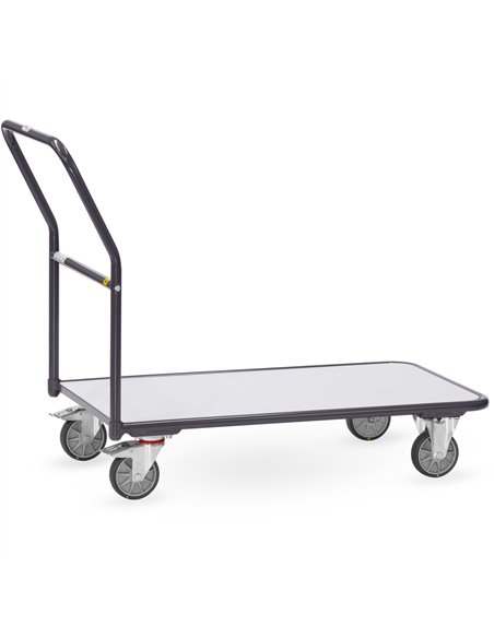 Tous les éléments sont conducteurs d'électricité. Ensemble mécano-soudé, revêtement époxy gris foncé. 1 plateau gris clair confo