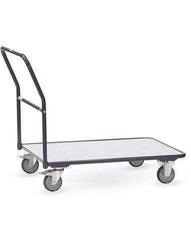 Tous les éléments sont conducteurs d'électricité. Ensemble mécano-soudé, revêtement époxy gris foncé. 1 plateau gris clair confo