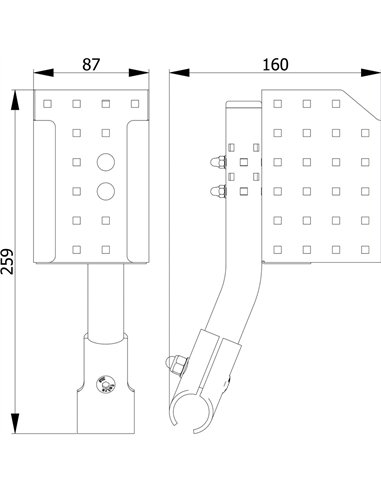 Support porte-bouteille – accessoire –