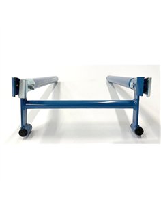 Cadre support en tubes d'acier. Les tubes porteurs sont recouverts d'une gaine de protection. Vissé solidement au chariot en que 2