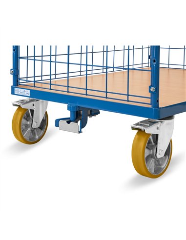 Chariot haut 5 plateaux déplacement en train