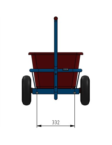 Char à bras léger - roues PU increvables