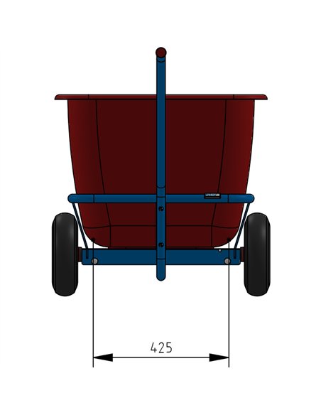 Char à bras léger - roues PU increvables