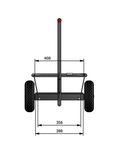 Char à bras léger - roues PU increvables