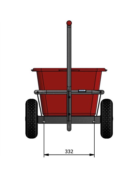 Char à bras léger - roues PU increvables