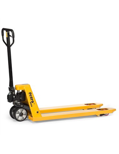 6x Transpalette charge 2,5 to., roues caoutchouc