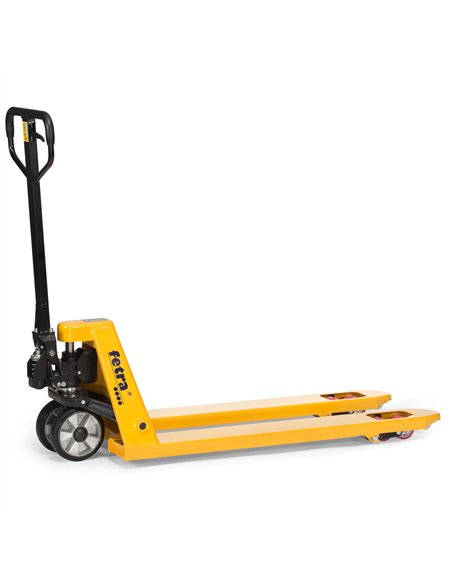 6x Transpalette charge 2,5 to., roues caoutchouc