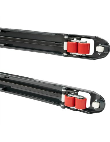 Transpalette charge 2,5 to., roues polyuréthane 