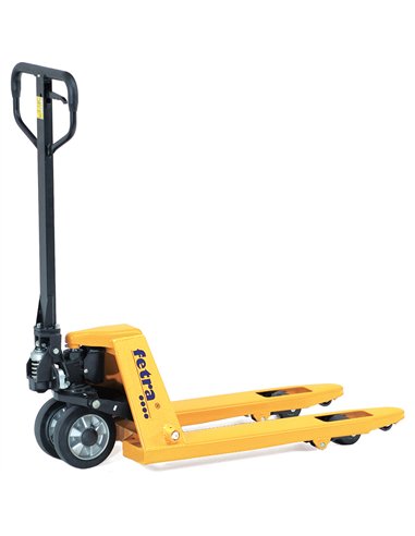 6x Transpalette charge 2,5 to., roues caoutchouc