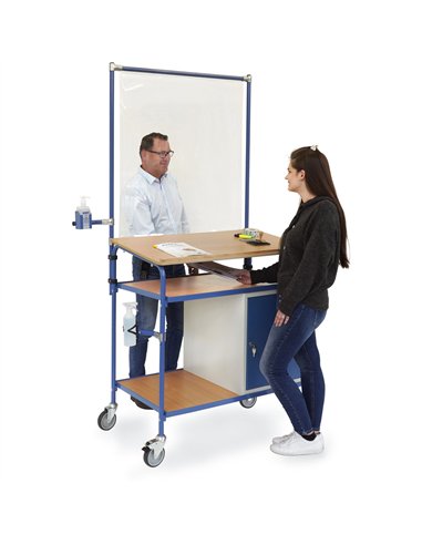 Pupitre 5838 avec panneau et porte-bouteilles