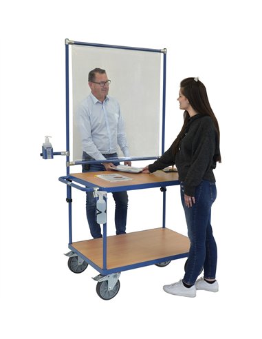 Servante 2402 avec panneau et porte-bouteilles