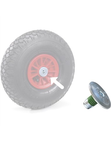 Vis de fixation de roue pour diable