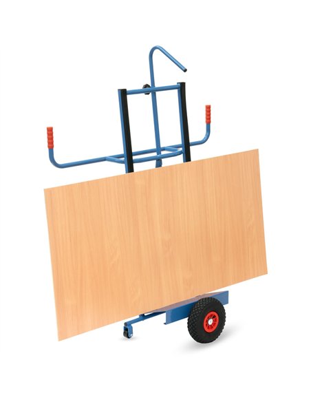 Diable porte-panneaux - Pneus gonflables