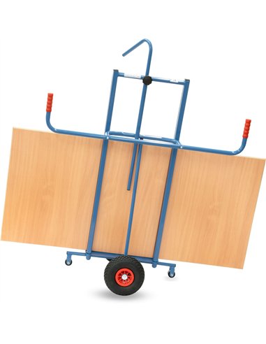 Diable porte-panneaux - Pneus gonflables