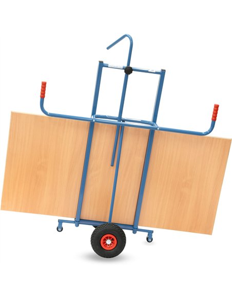 Diable porte-panneaux - Pneus gonflables