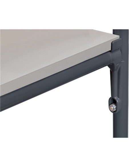 Barres transversales "Gamme en gris" pour chariot haut 1000 x 600 mm