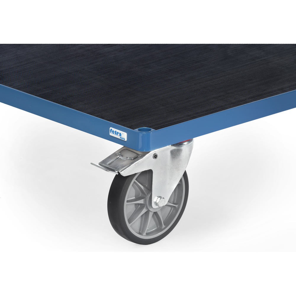 Plateforme avec tapis caoutchouc